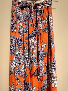 CAbi wrap midi-skirt